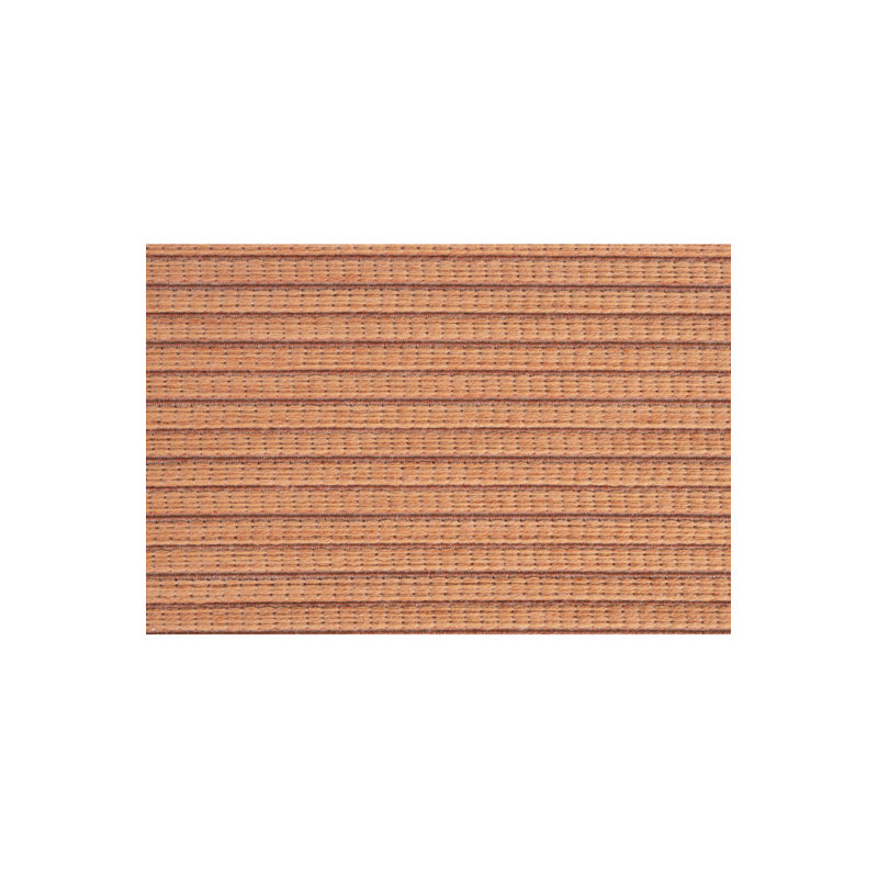 Waves Wool Striped Area Rug, Rectangle 5'7" x 7'10"