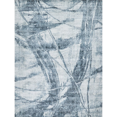 Kyoto Hand Woven Wool Abstract Area Rug