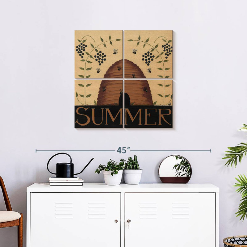 Brampt Summer Bees, 26" H x 26" W