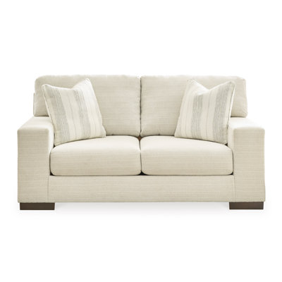 Calloway 70" Square Arm Loveseat with Reversible Cushions