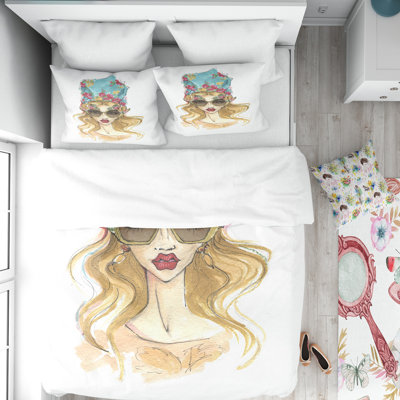 Ensemble de housse de couette Designart