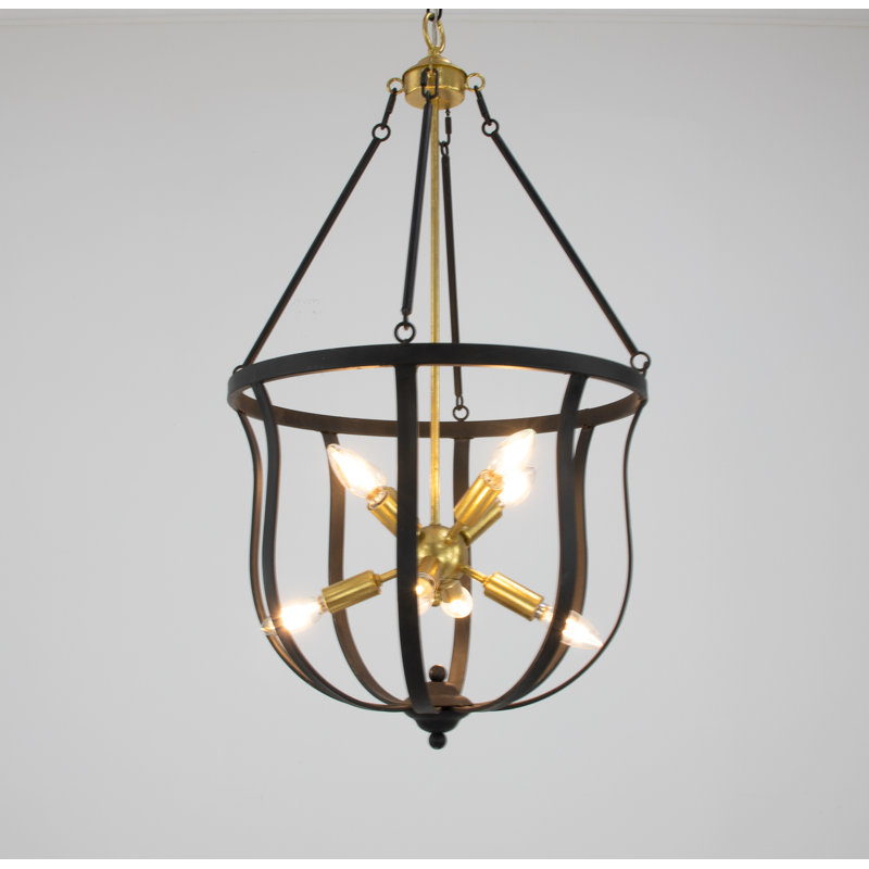 Maxim 8 - Light Chandelier, Black