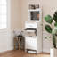 Atta 19.7"W X 69"L Hall Tree Shoe Storage Cabinet with Pegboard-99374851