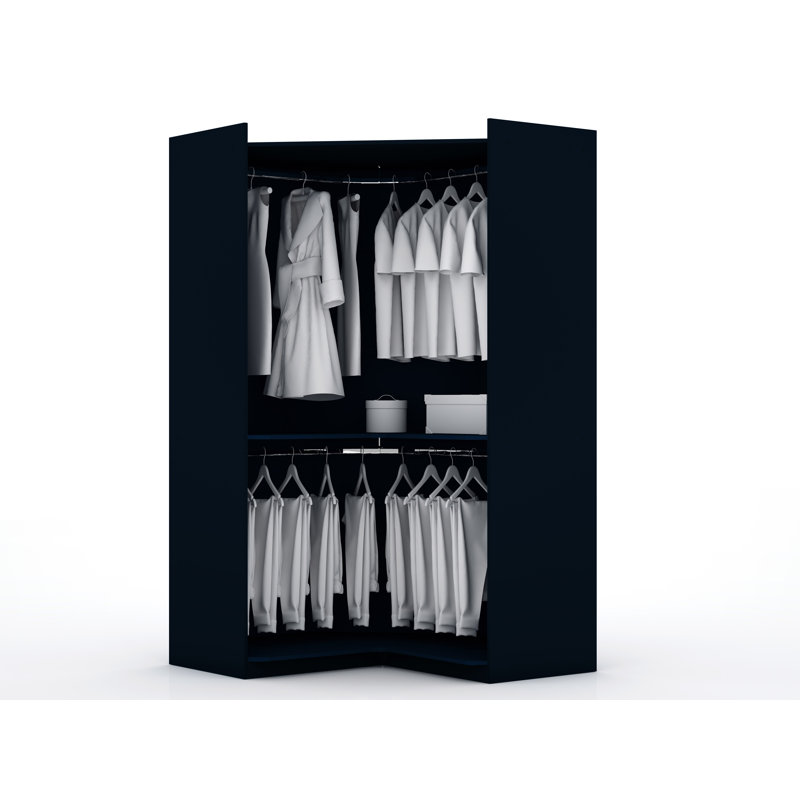 Armoire télé Ambrianna, Bleu