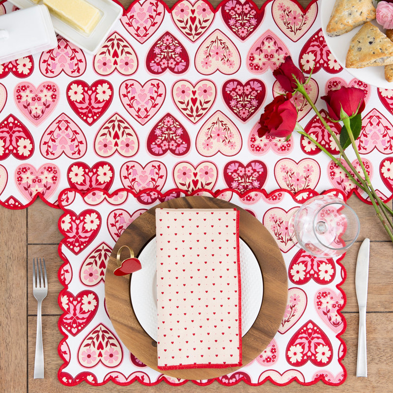  Napperon Heritage Hearts S / 4
