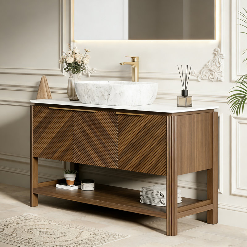 Meuble-lavabo autoportant 48 po avec lavabo vasque 48 po, 48"