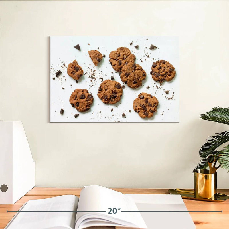 Biscuits aux morceaux de chocolat Yarlin, H 8 po x l 12 po