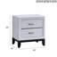 Table de chevet Glasgow G04390-N, blanc