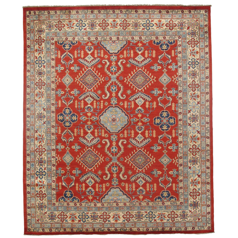 Kazak One-of-a-Kind Rectangle 8'1" X 9'11" Hand Knotted Area Rug