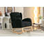 Chaise berçante rembourrée en tissu Teha Teddy-34025544