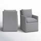 Alayaa Performance Upholstered Armchair with Casters