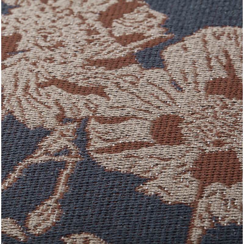 Chris Loves Julia x Loloi  Matilda Collection Beige / Mocha PCJ0008, Pillow, Navy/Clay