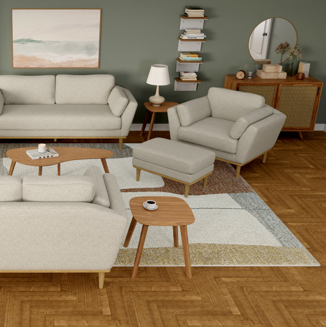 Rudi Upholstered Ottoman