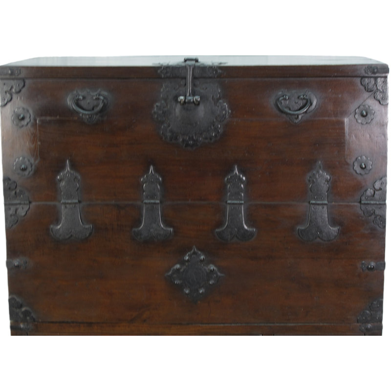 Asian Classic Solid Wood Accent Chest
