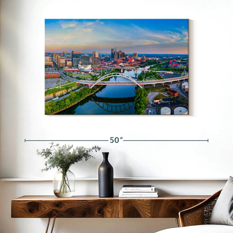 Nicci Nashville Skyline, H 26 po x l 39 po