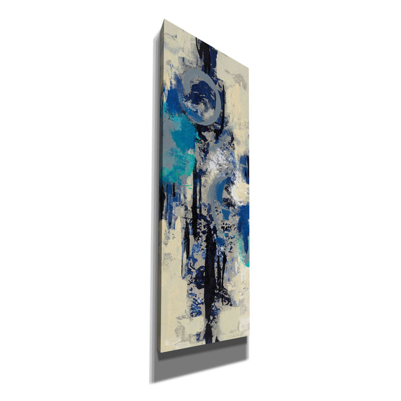 «Evening Sign I» par Silvia Vassileva, art mural sur toile, H 60 po x l 20 po x P 1,5 po