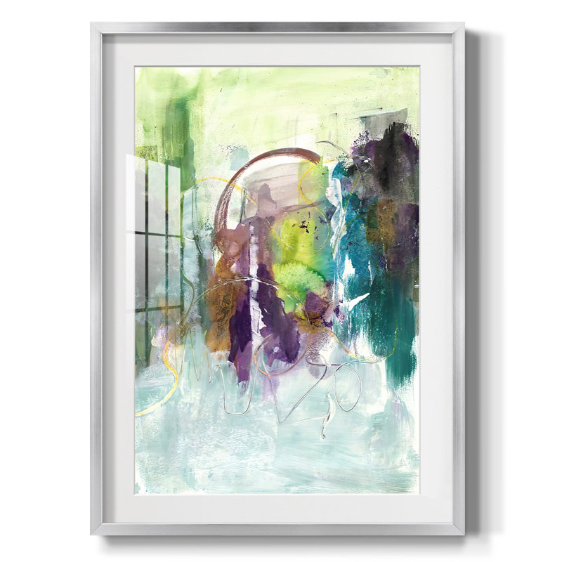 «Moving On I», impression encadrée, H 28,5 po x l 20,5 po, Argent argent