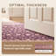 Tapis Fogbow traditionnel à motif floral intégral or rose gris ivoire antidérapant à poils courts pour l'intérieur et l'extérieur, adapté aux animaux domestiques, idéal pour le salon, la chambre, la salle à manger, l'entrée, le couloir, le bureau, la cuisine, les zones de passage intensif, facile à nettoyer, imprimé, ultra doux, à bords ourlés et lavable.-919725314