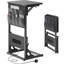 40cm W Steel Bedside Table-126659812