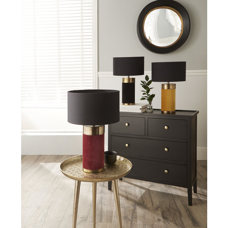 Mebane Metal Lamp Base Lamp, Black