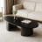 Modern Simplicity Coffee Table with Metal Base-134565905-134565918-134565917
