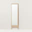 Miroirs pleine longueur rectangulaires en bois massif