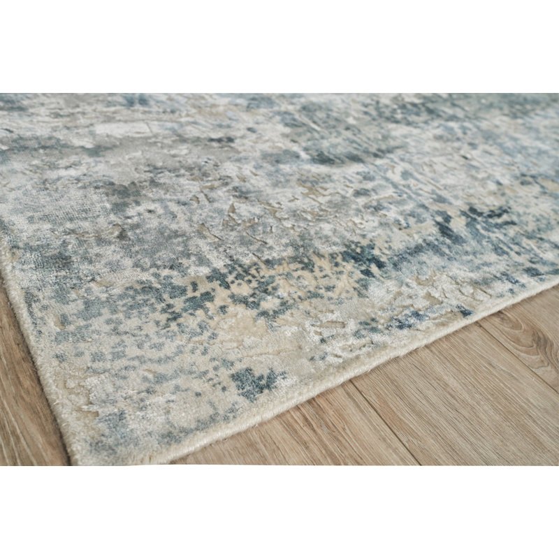 Roset Abstract Area Rug, Rectangle 6' x 9'