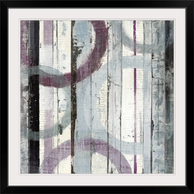 'Plum Zephyr I' by Mike Schick Painting Print