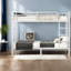 Lits simples TG en métal peu encombrants avec rangement, style moderne pour la maison