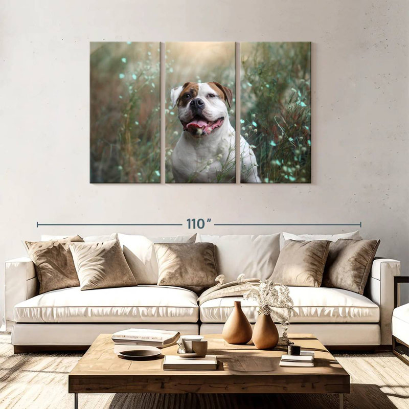 Brampt Nature Dog, 48" H x 74" W