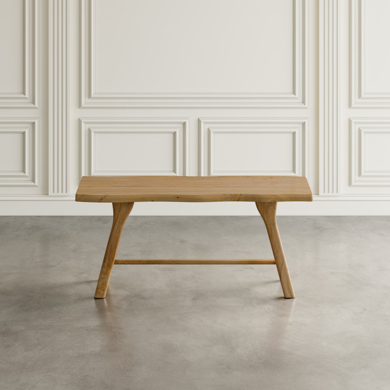 Ensemble de salle à manger à hauteur de comptoir en bois massif 4 pièces avec banc Geonna