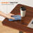 Home Furniture Set, C-Shaped Mobile Side Table Equiped Small Chair End Table, Laptop Tray