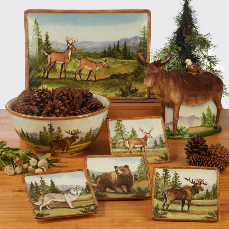 Mountain Summit Rectangular Platter