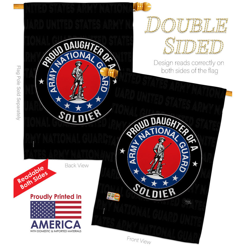 Ensemble de drapeaux en polyester 2 côtés 40 x 28 po