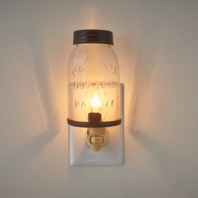 Mason Jar Night Light