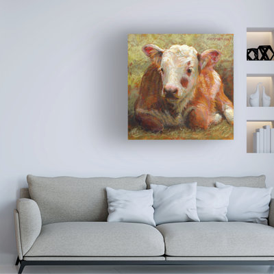 Art mural sur toile tendue - Rita Kirkman «Smidgen», décoration murale pour le salon, la chambre à coucher ou le bureau - 35 x 35