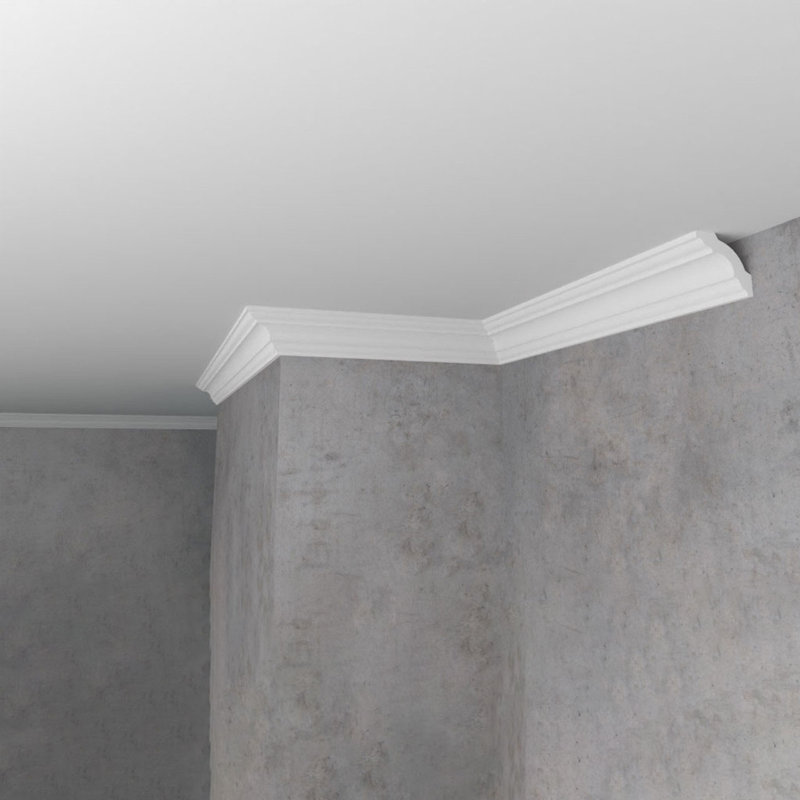 Miguel White Styrofoam Crown Molding for Ceiling