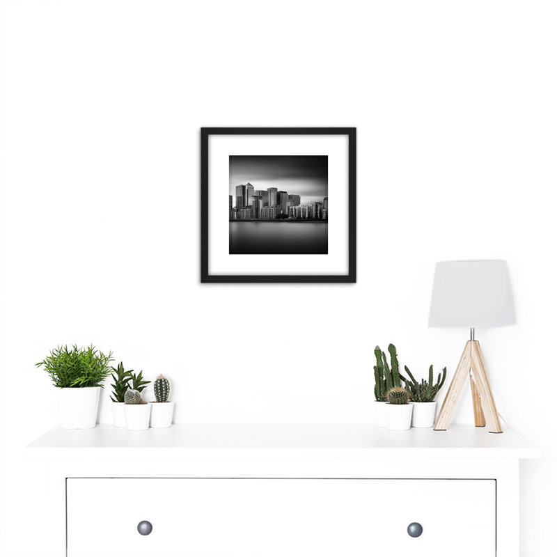 Warby City Skyline Canary Wharf London - Single Picture Frame Print