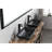 One Bathroom Sink With Matte Black Faucet And Drain - 14.38"L X 22.25"W 4-3/8"H, Practical Design Rectangular Glass In 19.57 Lb Weight