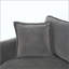 Ensemble de canapé surdimensionné de luxe surdimensionné à 2 sièges profonds, 2 pièces de canapé causeuse, ensemble de canapé en chenille moderne et confortable pour un bureau de salon avec 4 coussins, combinaison de bricolage