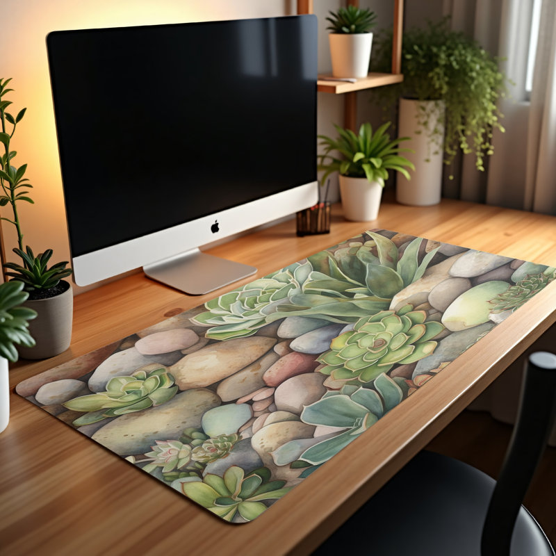 Polyester Desk Pad, 14.4x12.1