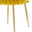 Fauteuil demi-tonneau en velours l 21,86 po Greylan-83397694