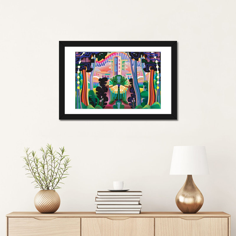 « kudzu », impression sur toile, Papier d'art encadré noir, Blanc, H 24 po x l 32 po x P 1 po