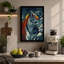 Tiger In Shadow Modern - Print-136793139-136793138