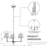 Costa Iron 3-Light Chandelier-1404180661