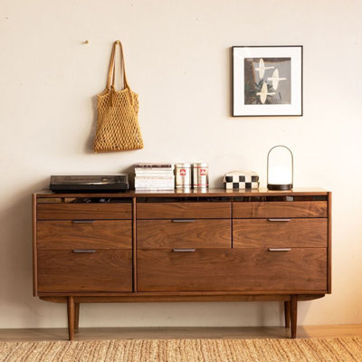 Round And High Legged Buffet Table