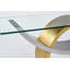 62 in. Glass Console Table