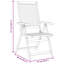 Chaise de jardin pliante en bois massif brun acacia
