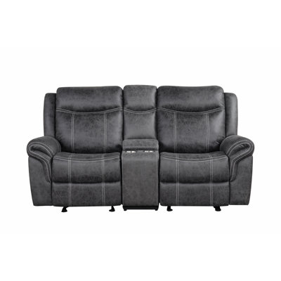 Causeuse en microfibre Power Motion