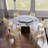 Round Sintered Stone Dining Table With Lazy Susan-1200611688-1200611694
